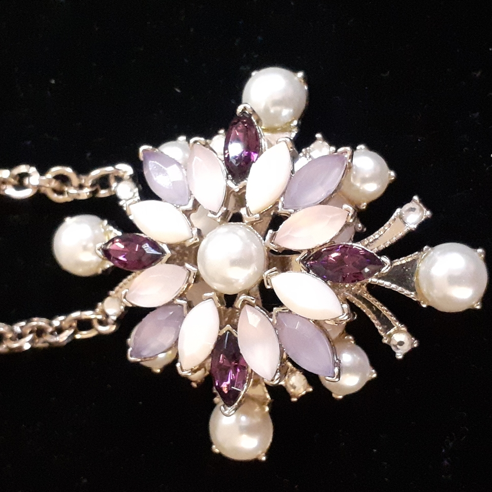The Limited long jeweled necklace
